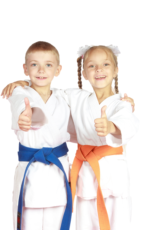 karate kids thumbs up