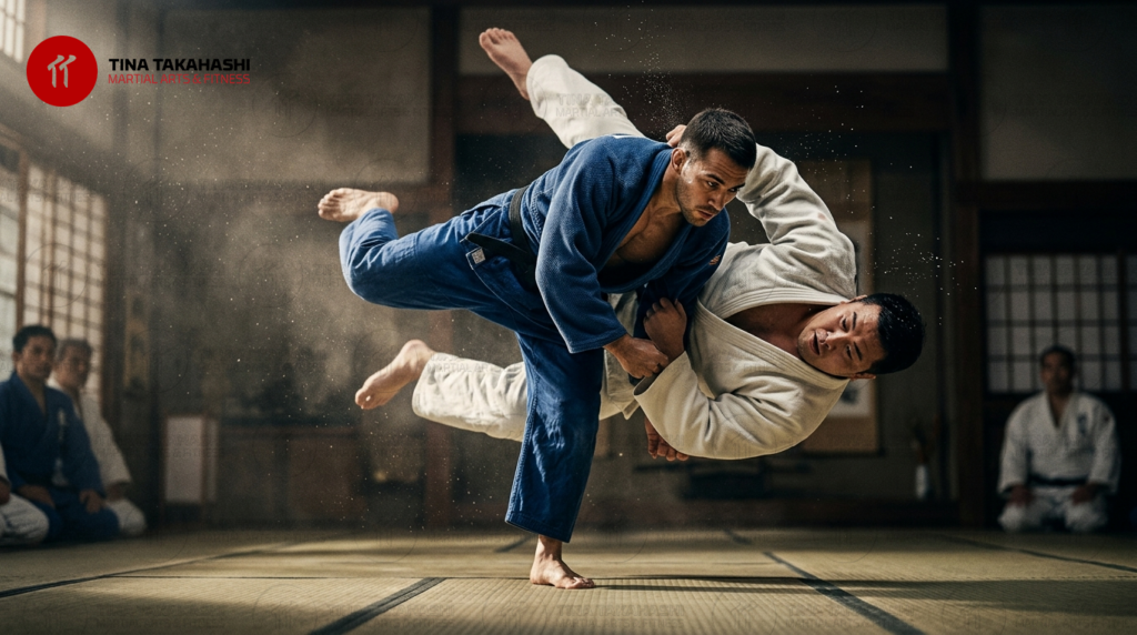 Dynamic judo throw and adult total-body workout - Tina Takahashi