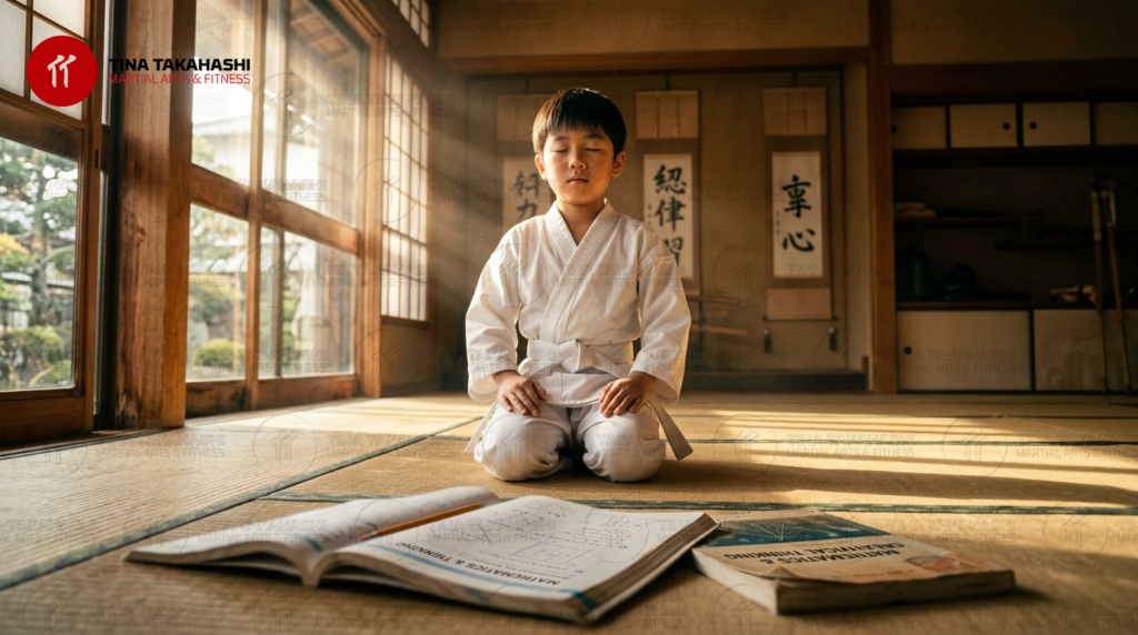 Macro shot of focused eyes in martial arts - Tina Takahashi